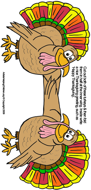 Free Printable Thanksgiving Cards Printouts Turkeys Thanksgiving Greeting Cards For Kids Free 