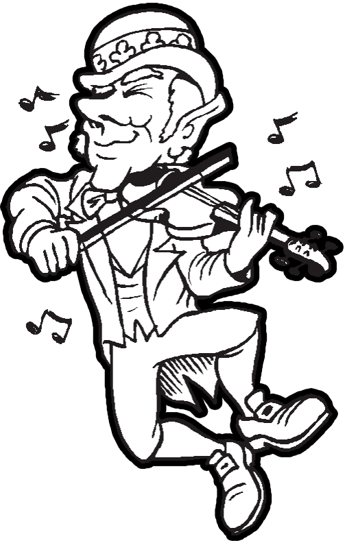 fado chicago st patricks day coloring pages - photo #3