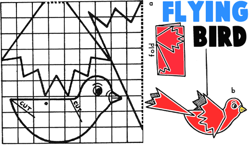 How to Make Flying Paper Birds