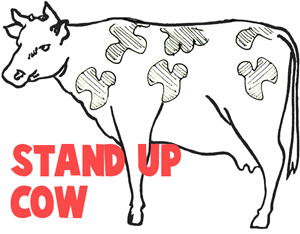 Making Stand Up Cows