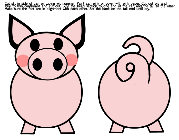 Printable Pig Face