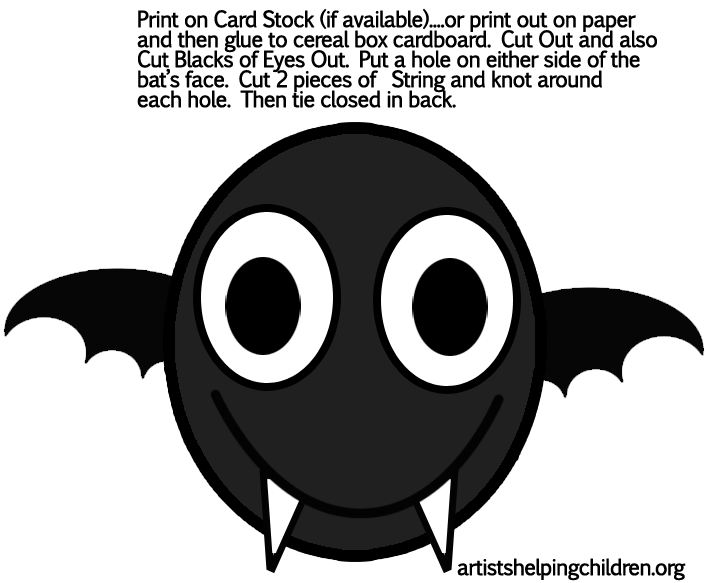 vampire bats flying. just print out our vampire