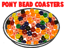 How to Make Pony Bead Coasters