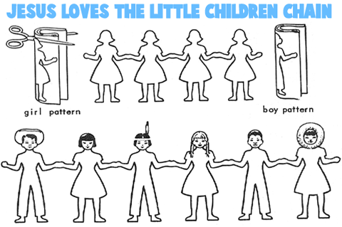 Jesus Loves The Little Children Crafts
