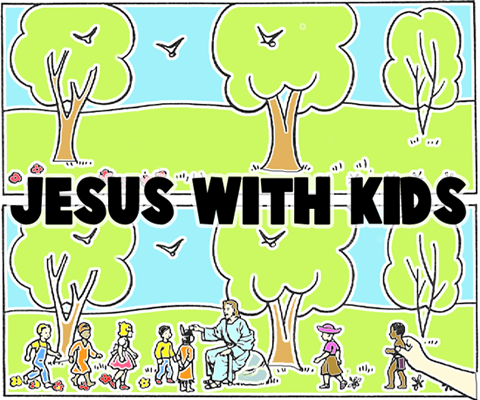 paintings of jesus with children. Painting Jesus with Kids