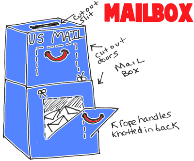 Make a US Mailbox Toy with Boxes
