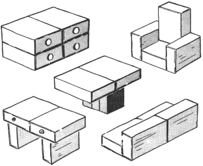 House Home Furniture on Easy Doll House Furniture Making Crafts For Kids From Household Items