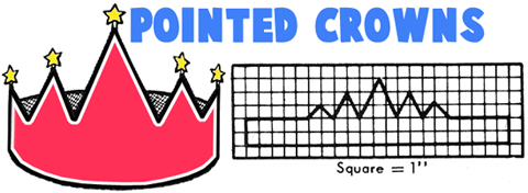 Pointed Paper Crowns