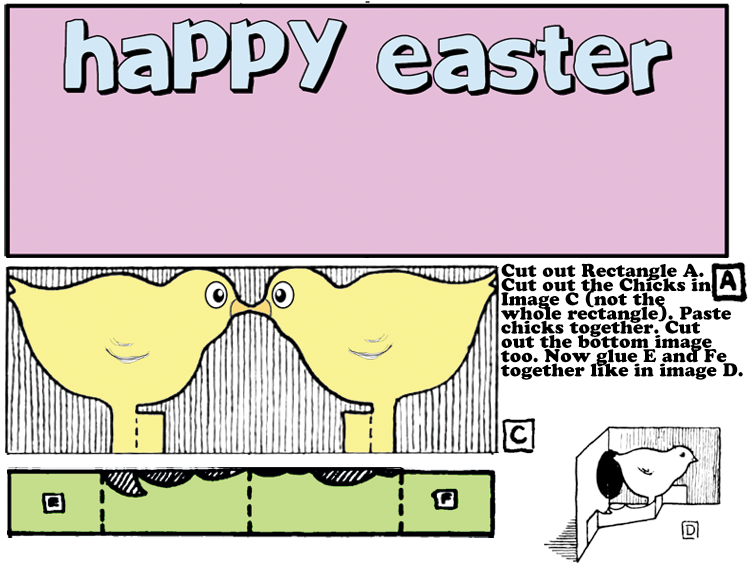 easter cards to print. or print them in color.