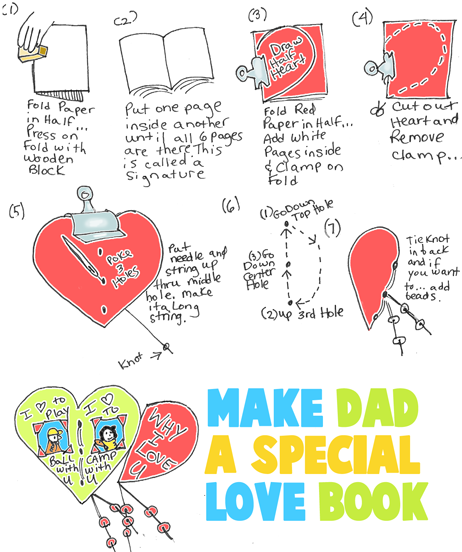 Make Dad a Why I Love You Heart Book