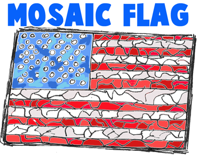 Mosaics US Flags Group Projects