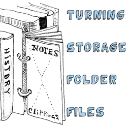 Making Spinning Storage Folders