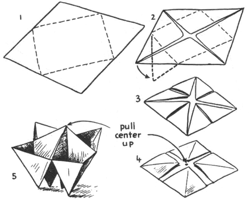 Origami Box or Nut Bowls
