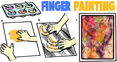How to Make Finger Paintings
