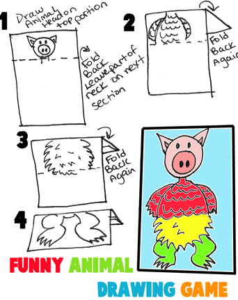 Make Silly Animal Combinations with This Drawing Game