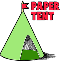 How to Make a Paper Tent Structure
