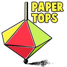 How to Make Spinning Paper Tops