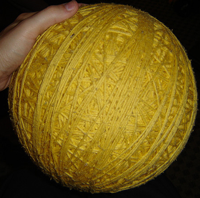 Make a Yarn Ball for Quiet Indoors Play
