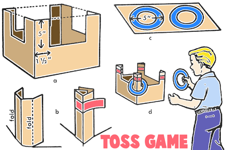 How to Make Cardboard Box Toss Games