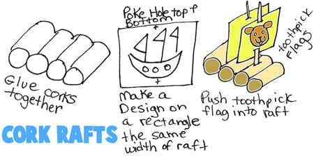 Make Cork Rafts Easily