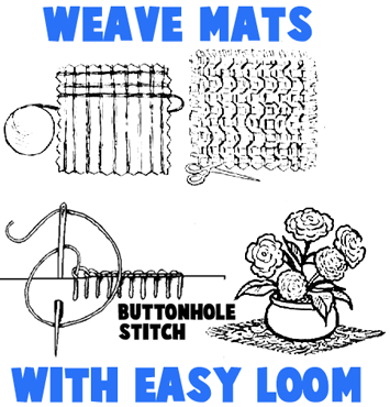 How to Make a Loom and Weave a Mat