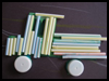 Drinking
  Straws Trucks to Make for Preschoolers & Toddlers