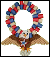 Bald

  Eagle Fourth of July Wreath for Children to Make
