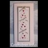Embossed
  and Jeweled Christmas Trees Christmas Card