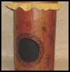  Monkey
  Pod Drum with Polynesian Petroglyphs