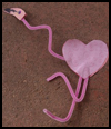 Flamingo
  heart Valentine