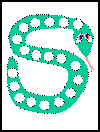 Snakes
  themed Bingo Dauber Coloring Pages