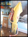 8 foot giant squid pillow