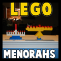 Lego Menorahs