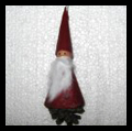 Pinecone Christmas Elves or Santa Clause Ornaments
