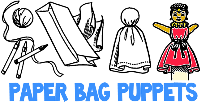 Make Paper Bag Puppets
