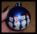 Make a Snowman Christmas ornament