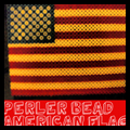 Perler Bead Flag for Veterans Day