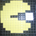 How to Make a Mosaic Pacman Pixelated Picture from Tiles