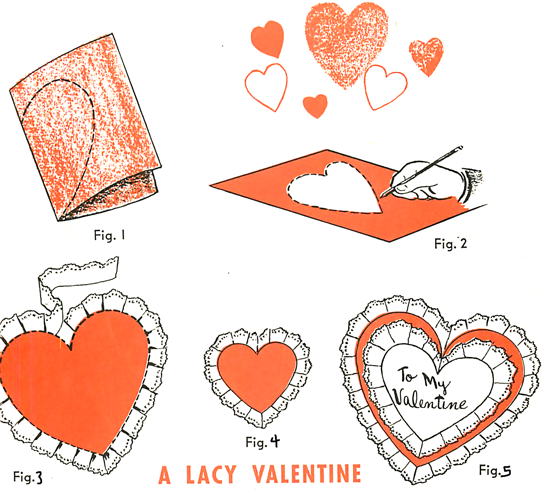 How to Make Lace Valentines Day cards