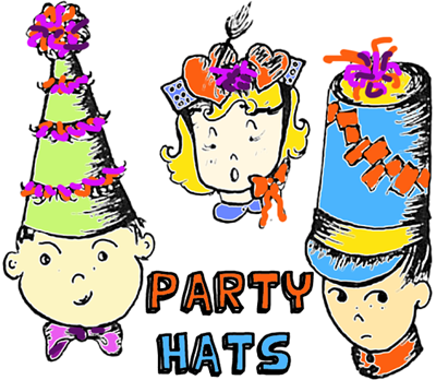 Making Party Hats for New Years Eve Parties