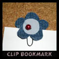 Clip Flower Bookmarks