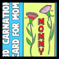 Mother's Day Carnations Card