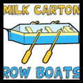 Milk Carton Row Boats