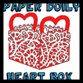 Make Paper Doily Valentine's Day Boxes