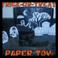 Trick or Treaters Paper Toy