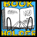 Clothes Hanger Book Holders