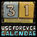 Making Foldable Boxes Perpetual Calendars