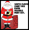 Santa Clause Foldable Candy Box