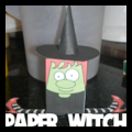 Foldable Paper Witch Toy