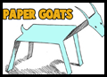 Stand up paper goats